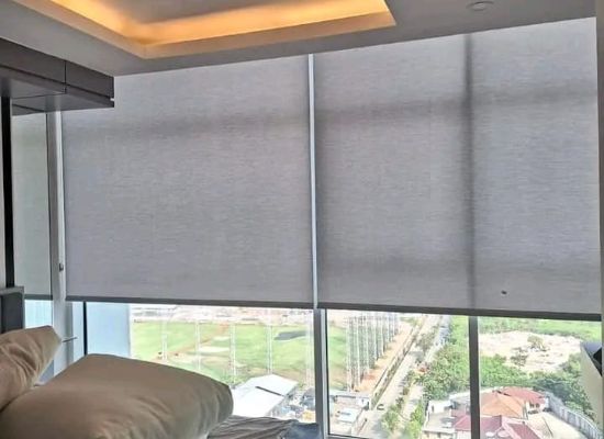 Jual Roller Blind Bahan Dimout merek Sharp Point, Shinichi, Kosei, Sandei, Toso. Gratis survey & pemasangan area Jakarta dan sekitarnya.