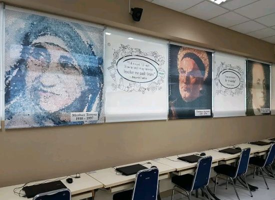 Jual Roller Blind Printing Sharp Point Jakarta, Depok, Tangerang, Bekasi, Bogor