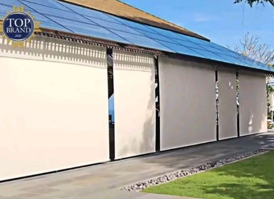 Pasang Roller Blind Suntex Outdoor Sharp Point Jakarta, Depok, Tangerang, Bekasi, Bogor
